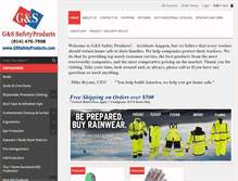 Tablet Screenshot of gssafetyproducts.com